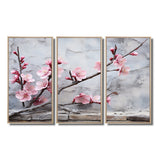 Pink cherry blossom End of Winter blooms I - Multi-Panels