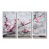 Pink cherry blossom End of Winter blooms I - Multi-Panels