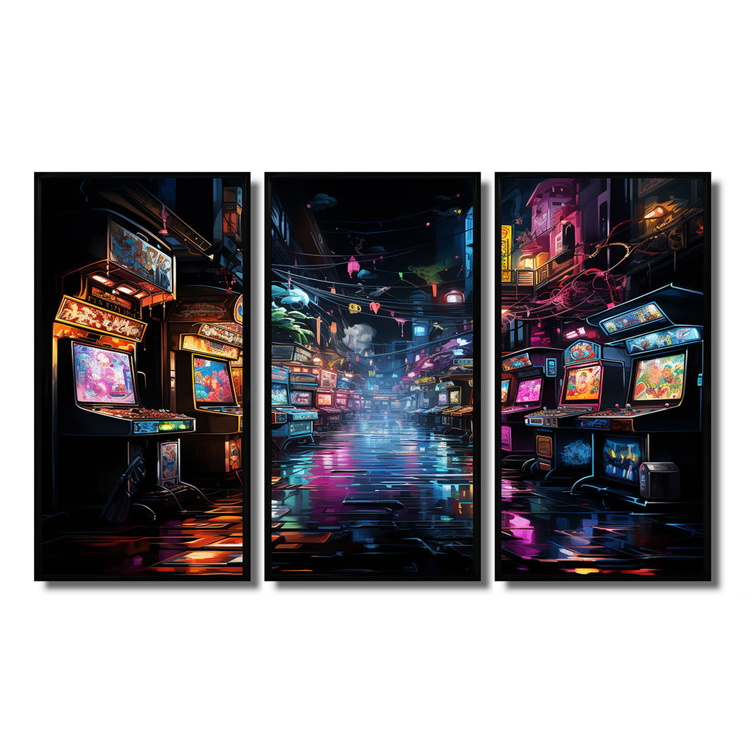 Neon Arcade video game dream - Multi-Panels