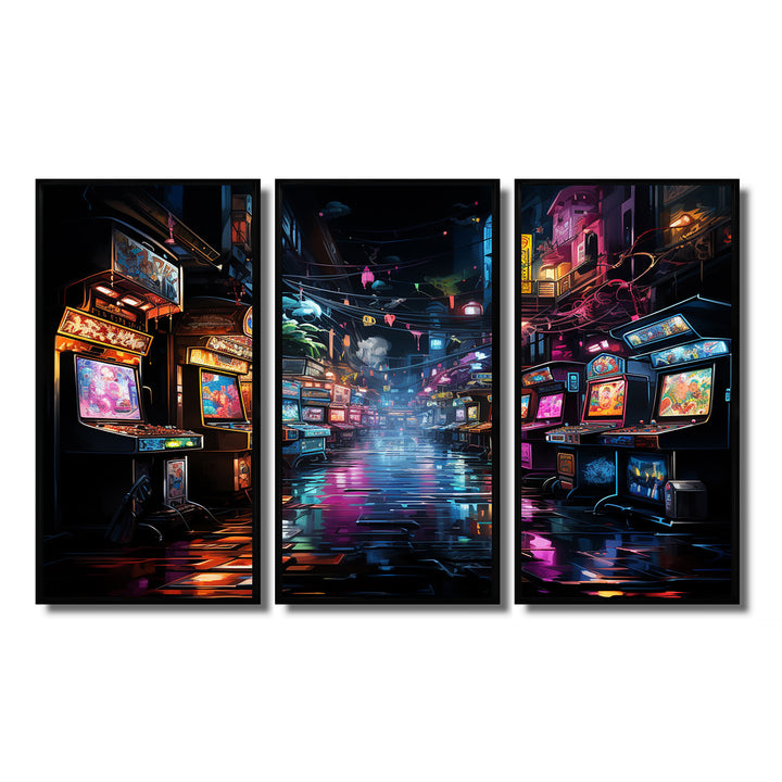 Neon Arcade video game dream - Multi-Panels