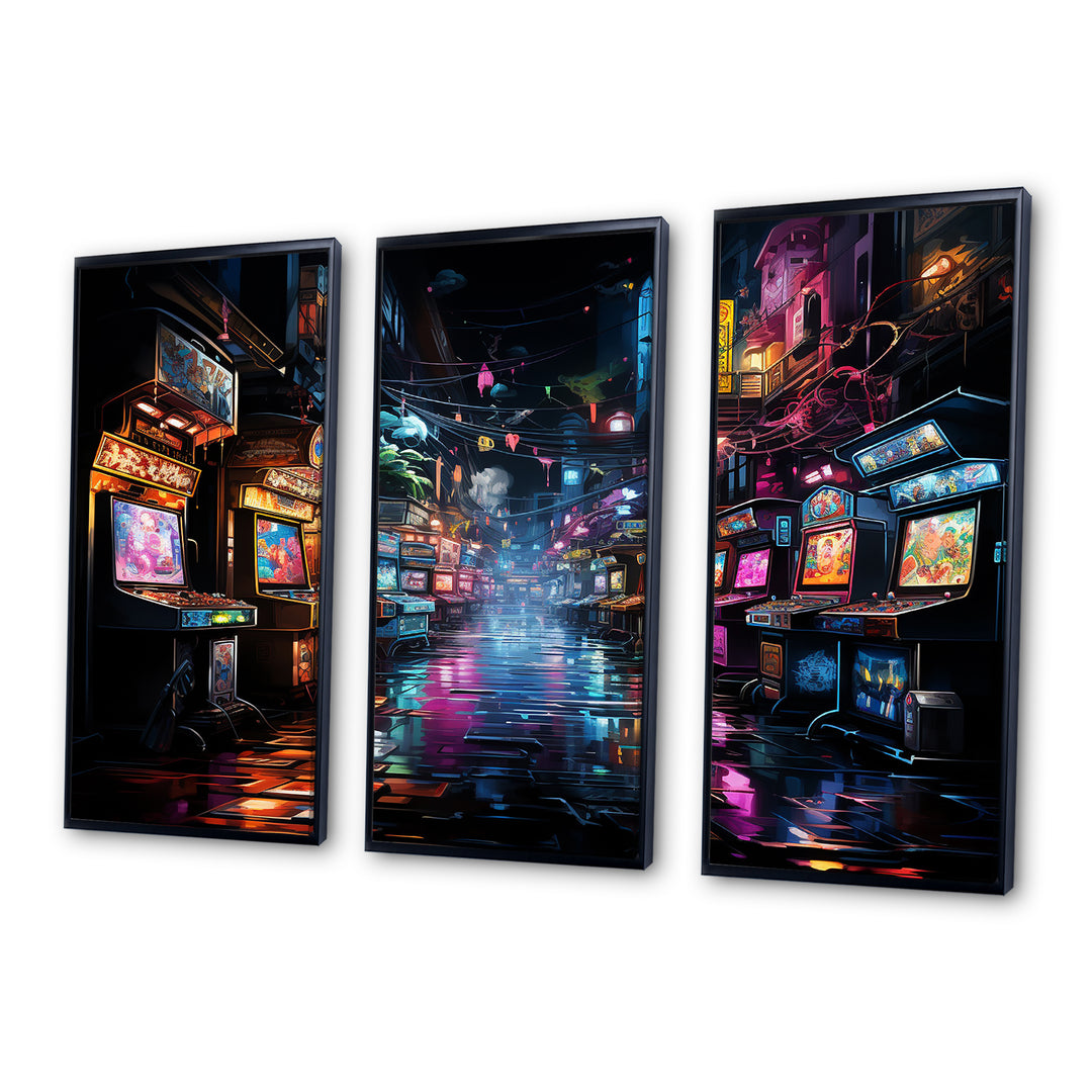 Neon Arcade video game dream - Multi-Panels