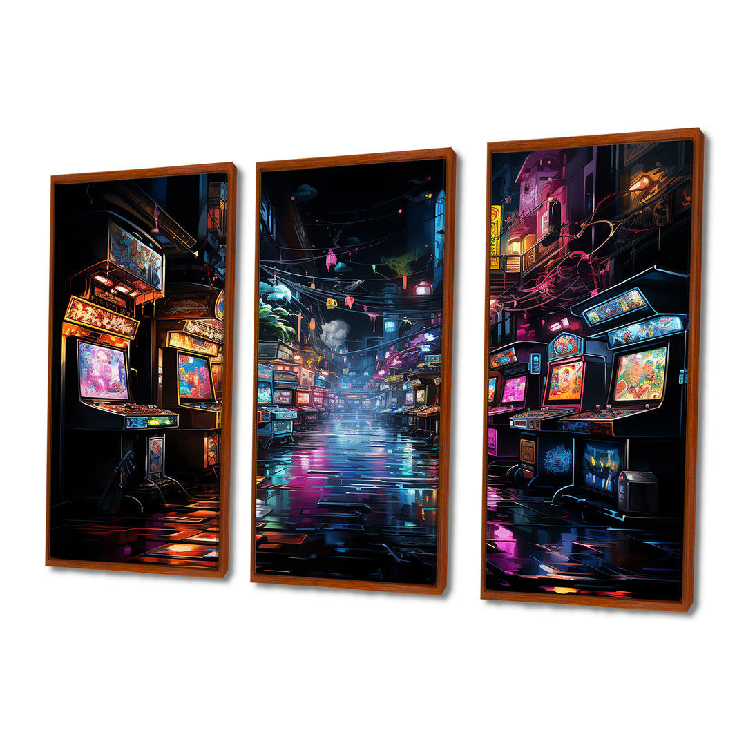 Neon Arcade video game dream - Multi-Panels