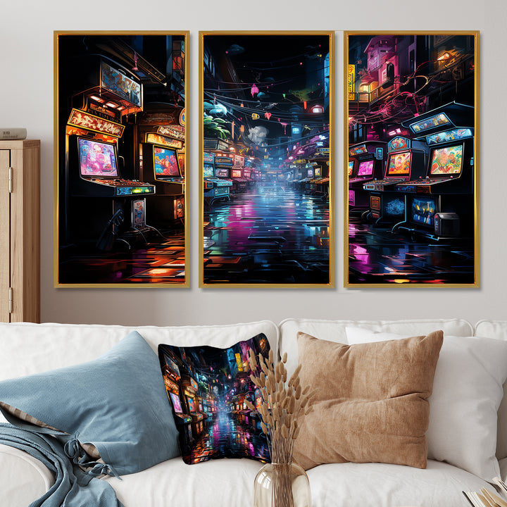 Neon Arcade video game dream - Multi-Panels
