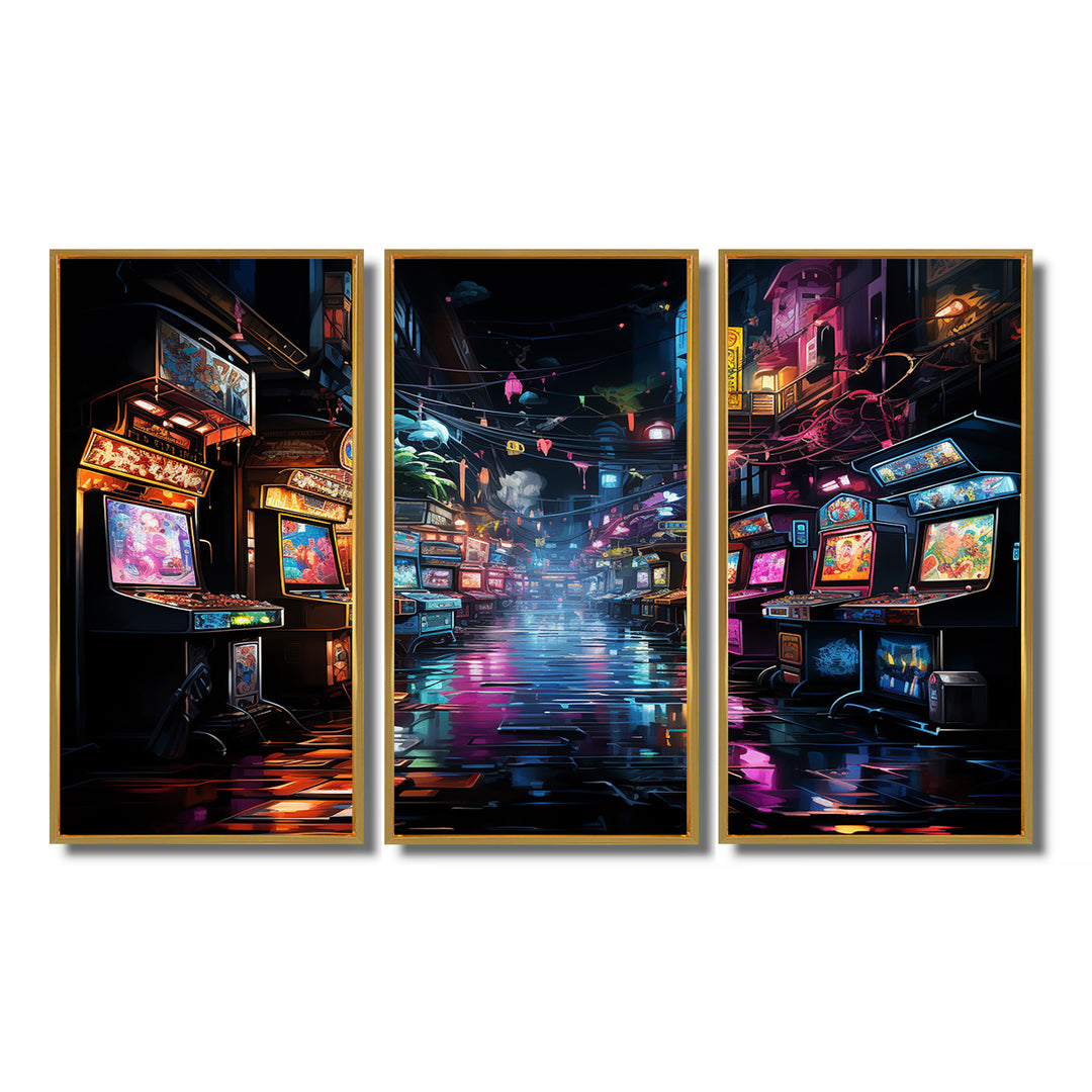 Neon Arcade video game dream - Multi-Panels