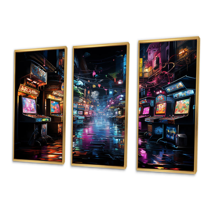 Neon Arcade video game dream - Multi-Panels