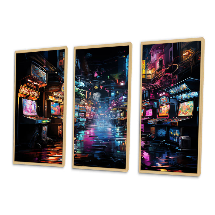 Neon Arcade video game dream - Multi-Panels