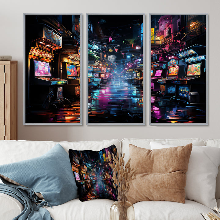 Neon Arcade video game dream - Multi-Panels
