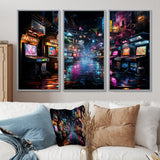 Neon Arcade video game dream - Multi-Panels