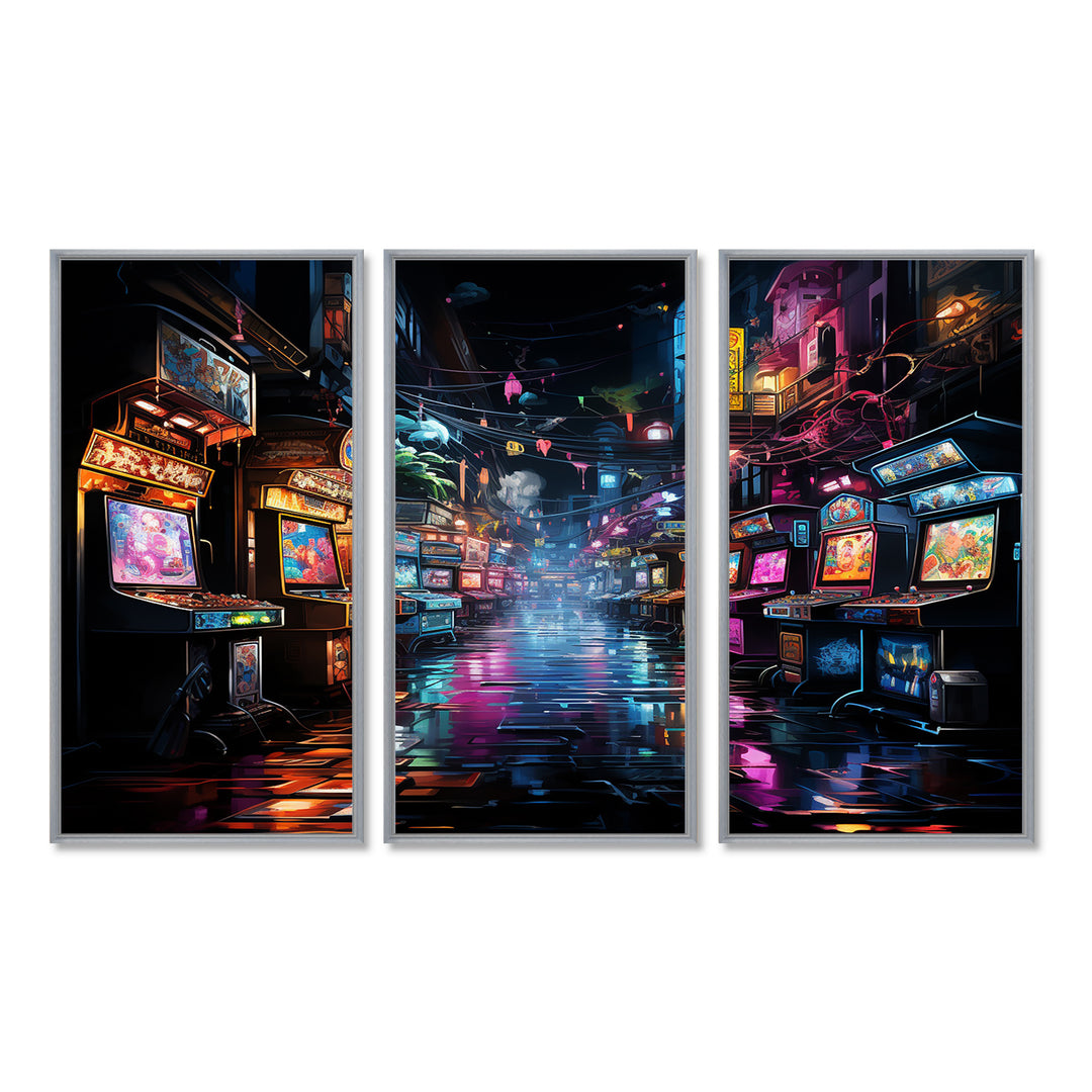 Neon Arcade video game dream - Multi-Panels