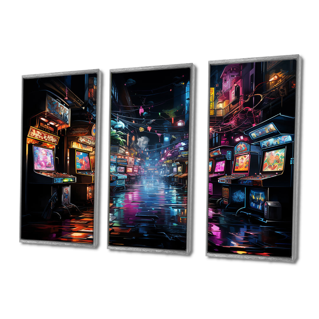 Neon Arcade video game dream - Multi-Panels