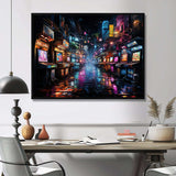 Neon Arcade video game dream - Fashion Canvas Wall Art