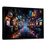 Neon Arcade video game dream - Fashion Canvas Wall Art