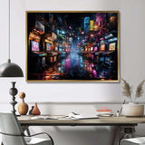 Neon Arcade video game dream - Fashion Canvas Wall Art