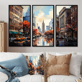 Autumn New York City breeze - Multi-Panels