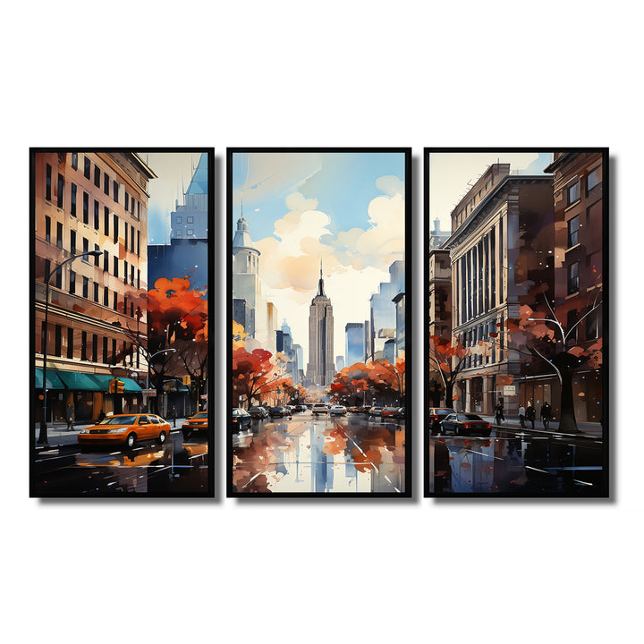 Autumn New York City breeze - Multi-Panels