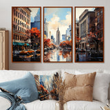 Autumn New York City breeze - Multi-Panels