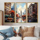 Autumn New York City breeze - Multi-Panels