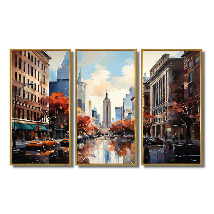 Autumn New York City breeze - Multi-Panels