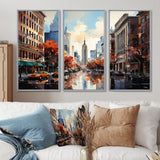 Autumn New York City breeze - Multi-Panels
