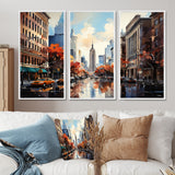 Autumn New York City breeze - Multi-Panels