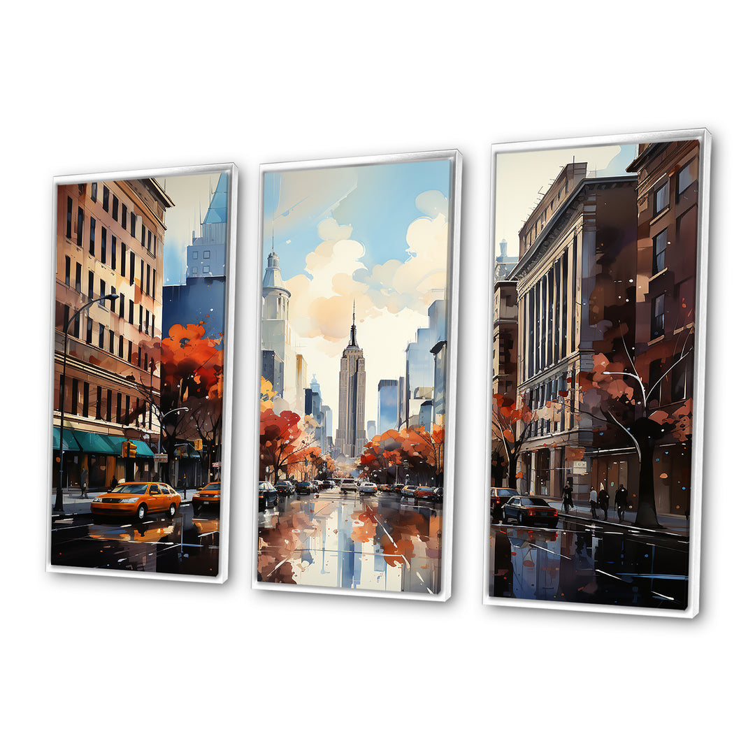 Autumn New York City breeze - Multi-Panels