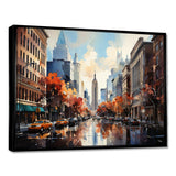 Autumn New York City breeze - Cityscapes Canvas Wall Art