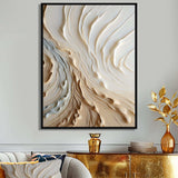 White and gold champagne flow III - Food & Beverage Canvas Wall Art