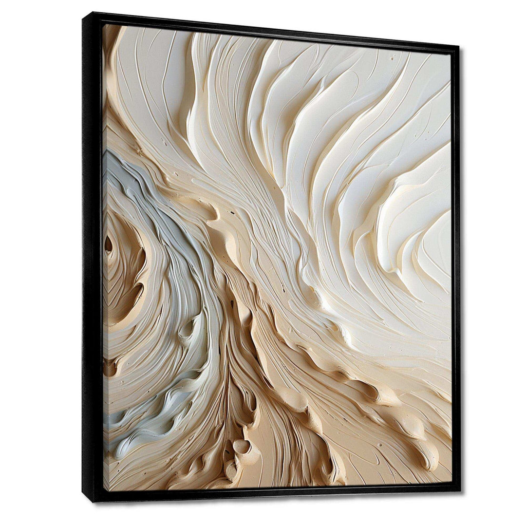 White and gold champagne flow III - Food &amp; Beverage Canvas Wall Art