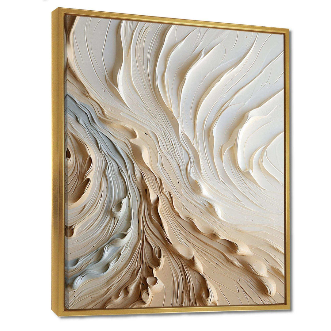 White and gold champagne flow III - Food &amp; Beverage Canvas Wall Art