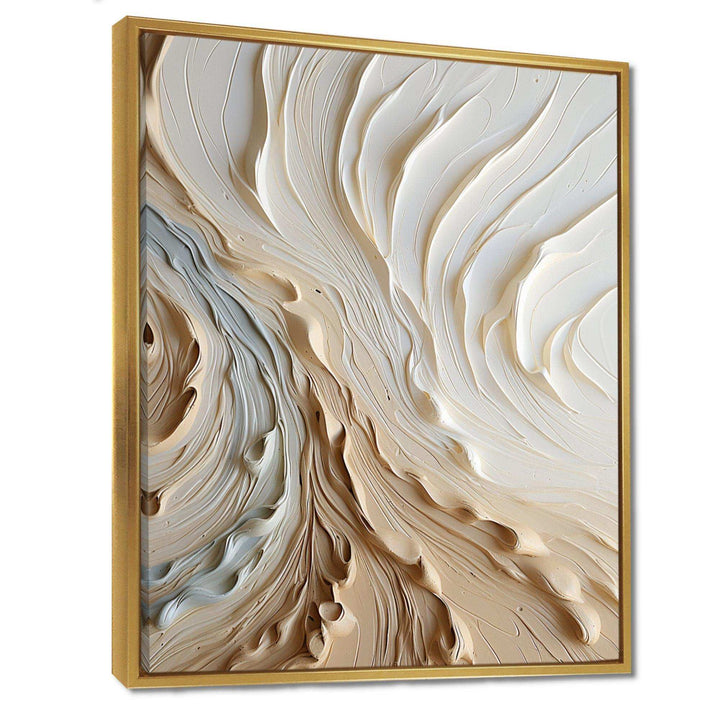 White and gold champagne flow III - Food &amp; Beverage Canvas Wall Art