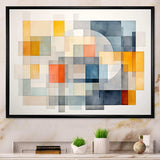 Multicolor cubes patterns IV - Abstract Canvas Wall Art