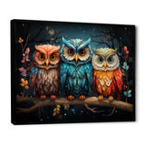 Stalking forest owls - Owl Wall Art Prints