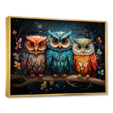 Stalking forest owls - Owl Wall Art Prints