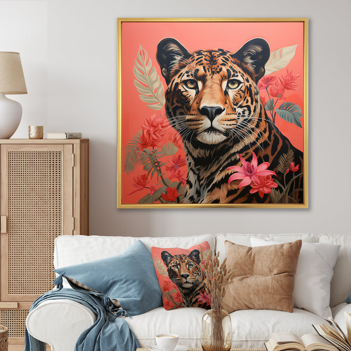 Matisse s Sprint Colorful Cheetah - Cheetah Canvas Wall Art