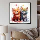 Joyful Kittens Playful Nursery - Animal Nursery Wall Decor