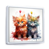 Joyful Kittens Playful Nursery - Animal Nursery Wall Decor