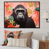 Vibrant Gorilla Portrait - Gorilla Wall Decor