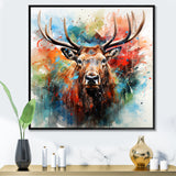Majestic Moose Wonderland - Deer Canvas Wall Art