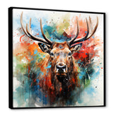 Majestic Moose Wonderland - Deer Canvas Wall Art