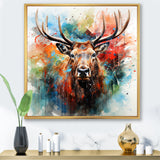 Majestic Moose Wonderland - Deer Canvas Wall Art
