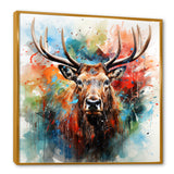 Majestic Moose Wonderland - Deer Canvas Wall Art