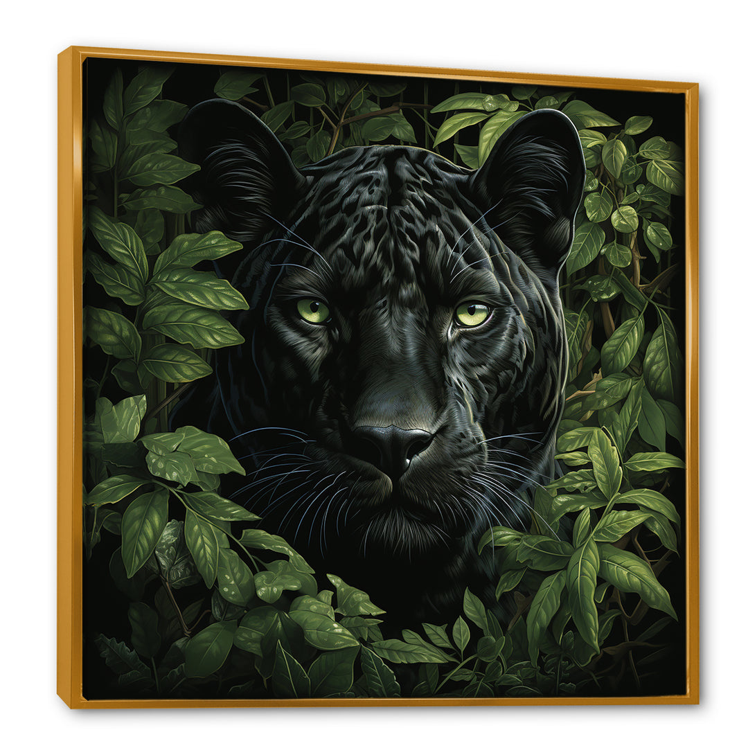 Shadow Panther camouflage - Panther Canvas Wall Art