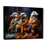 Relaxing penguins at the spa - Penguin Wall Decor