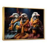 Relaxing penguins at the spa - Penguin Wall Decor