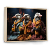 Relaxing penguins at the spa - Penguin Wall Decor