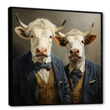 Portrait Scottish Highlander in suit - Cow Home Decor Art