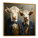 Portrait Scottish Highlander in suit - Cow Home Decor Art