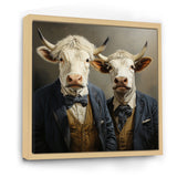 Portrait Scottish Highlander in suit - Cow Home Decor Art