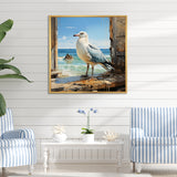 Coastal Sentinel Majestic Seagull - Seagull Wall Decor