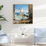 Coastal Sentinel Majestic Seagull - Seagull Wall Decor